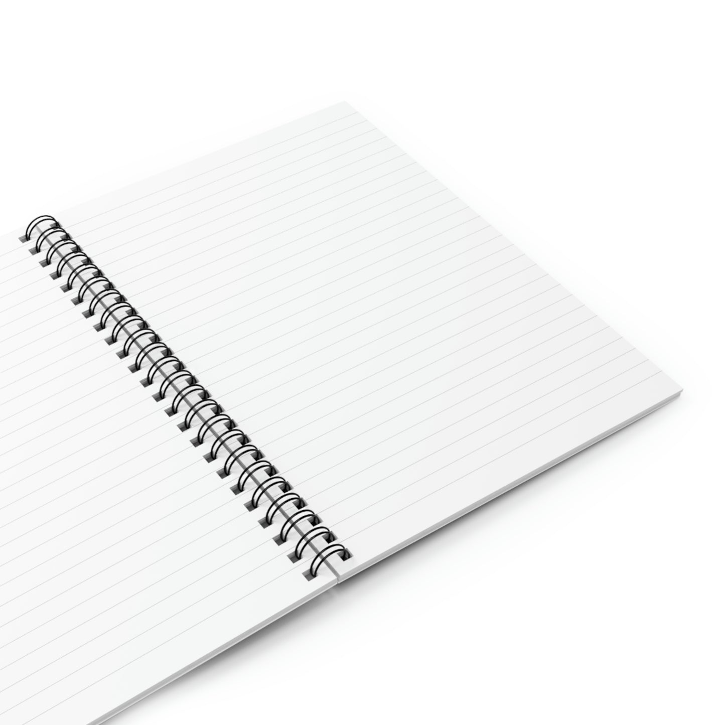 Raw Power Glitch Spiral Notebook - Ruled Line