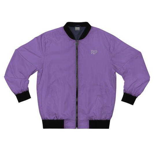 Raw Power Purple College Bomber Jacket