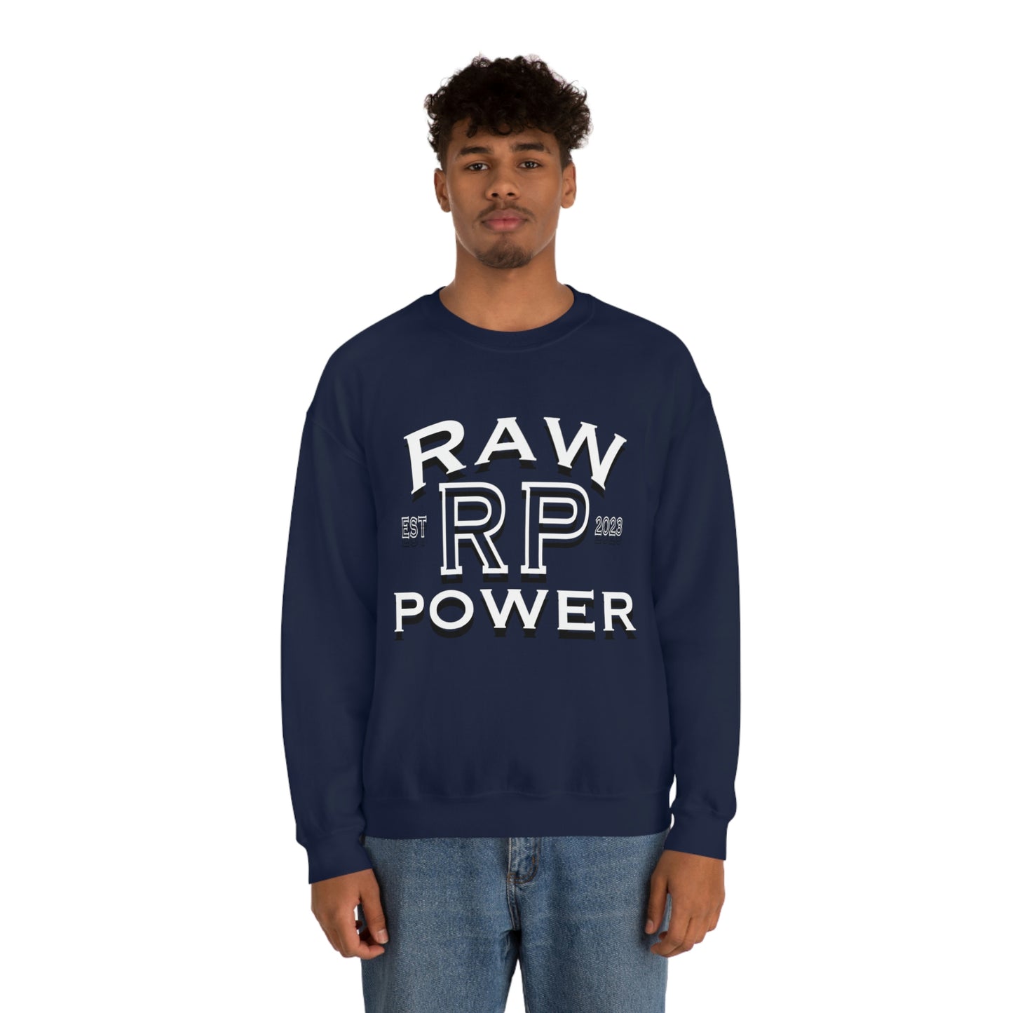 Raw Power College Unisex Crewneck Sweatshirt