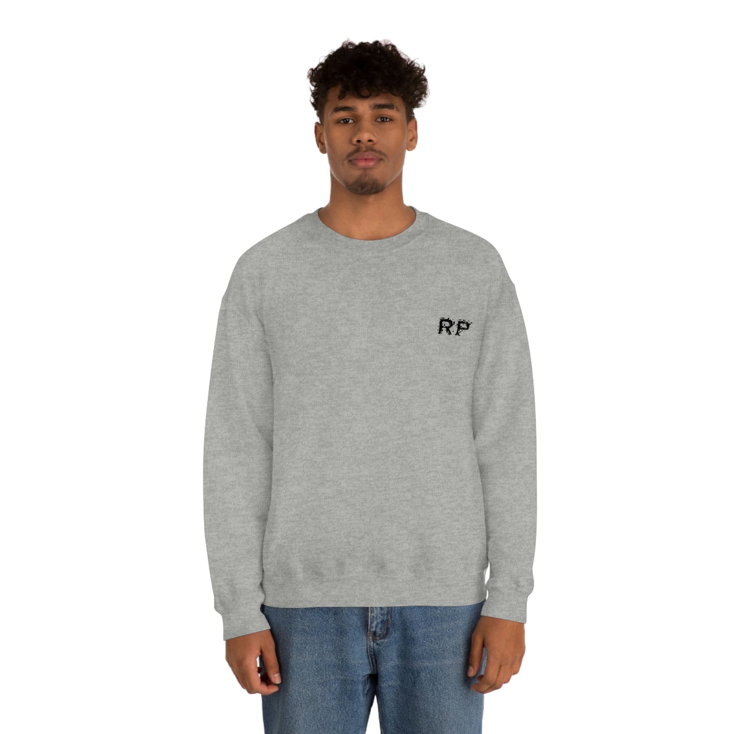 Raw Power Glitch Unisex Crewneck Sweatshirt