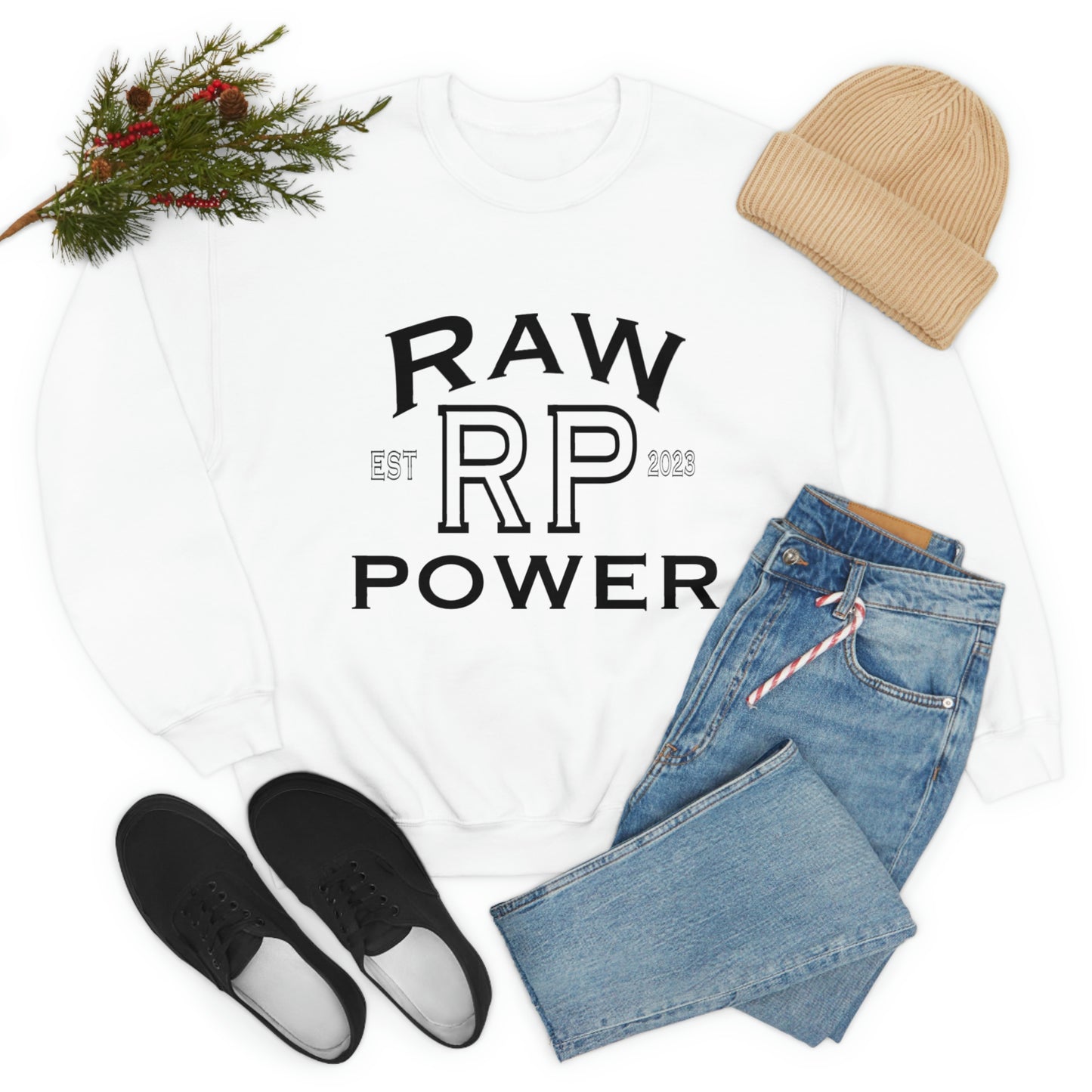 Raw Power College Unisex Crewneck Sweatshirt