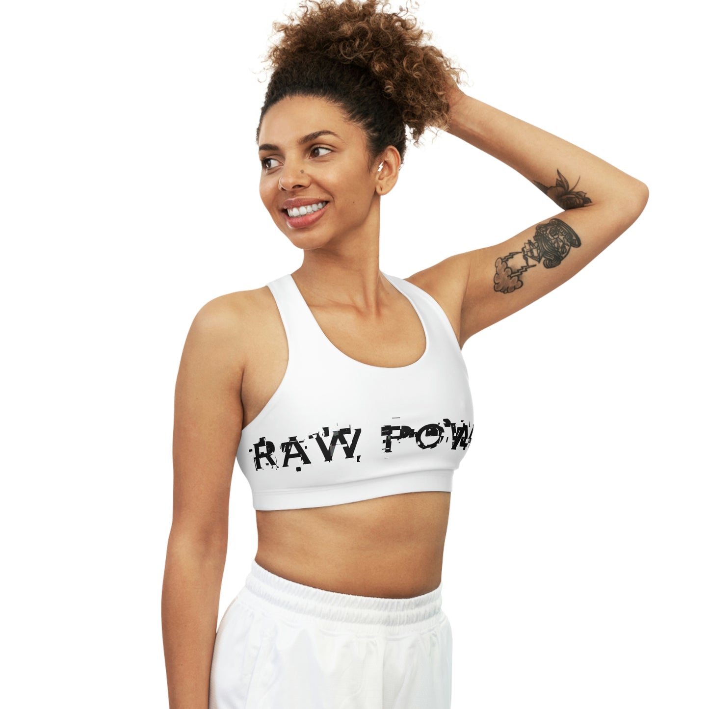 Raw Power Glitch Seamless Sports Bra