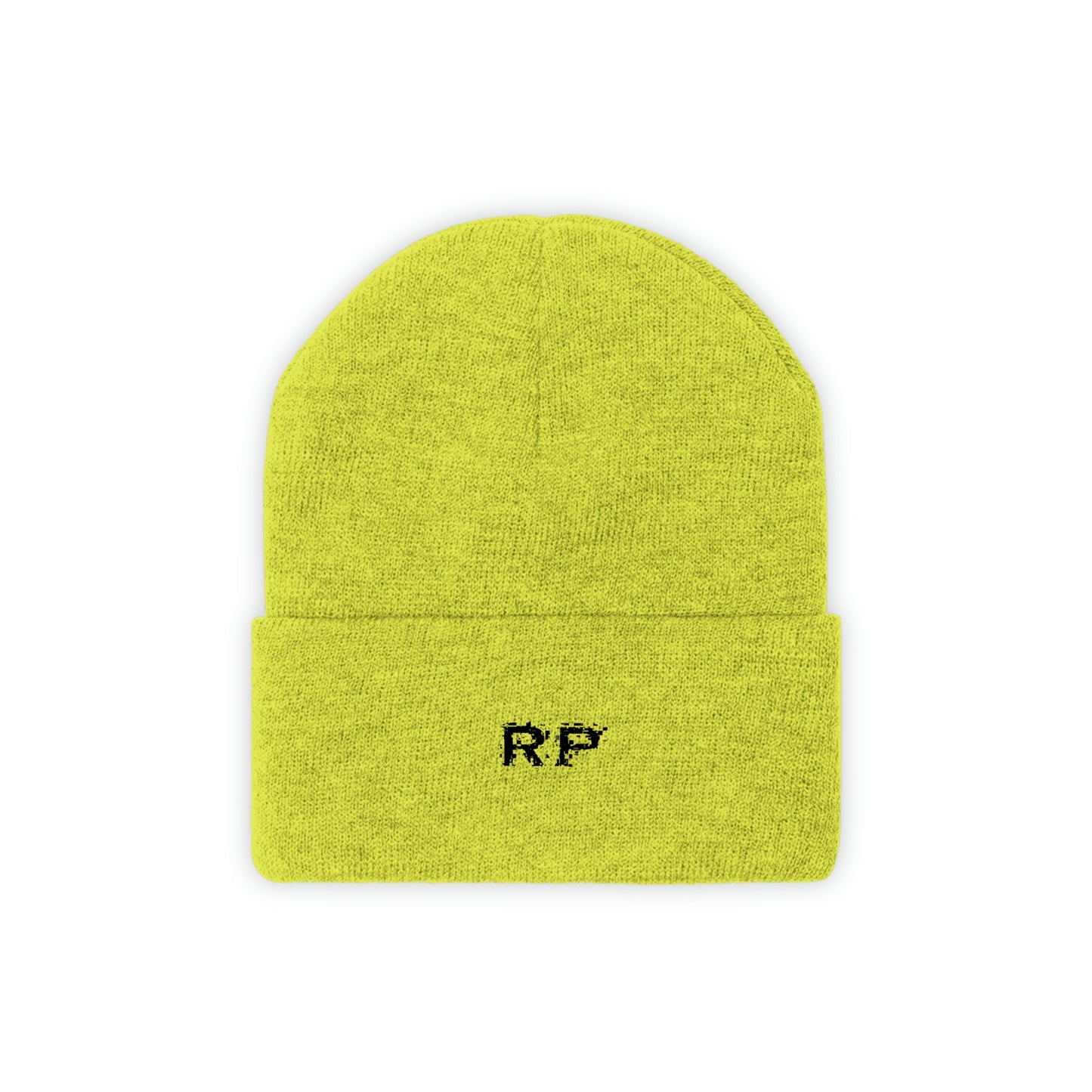 Raw Power Glitch Knit Beanie