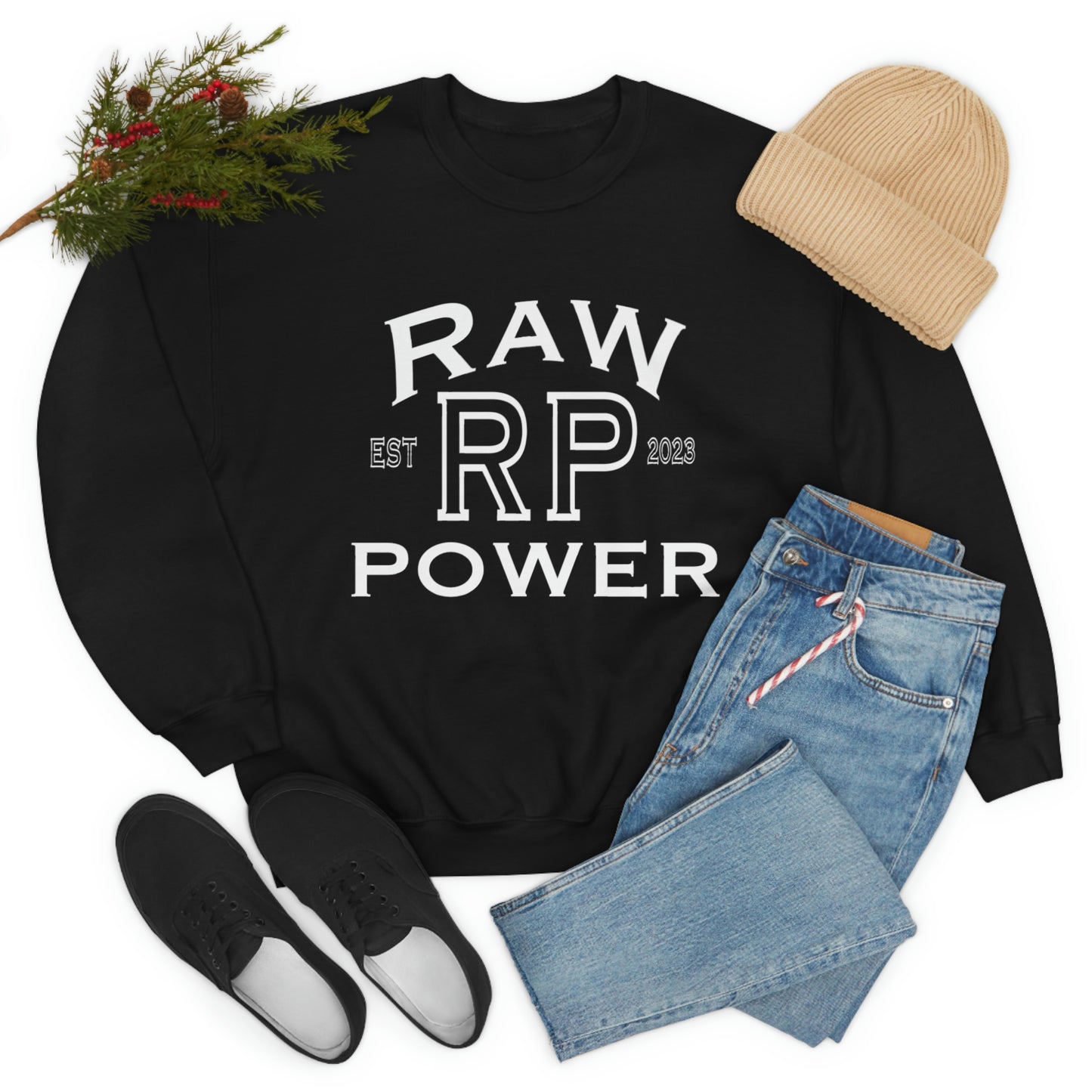 Raw Power College Unisex Crewneck Sweatshirt