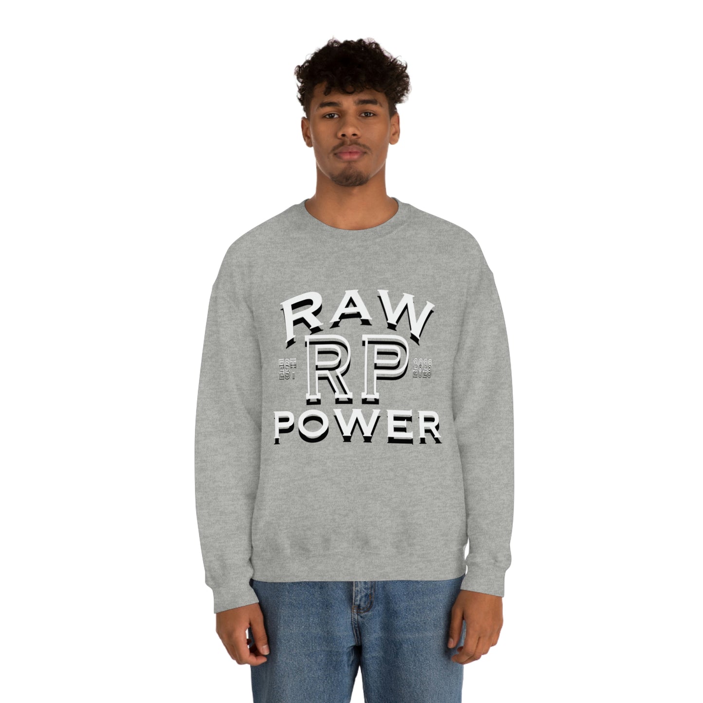 Raw Power College Unisex Crewneck Sweatshirt