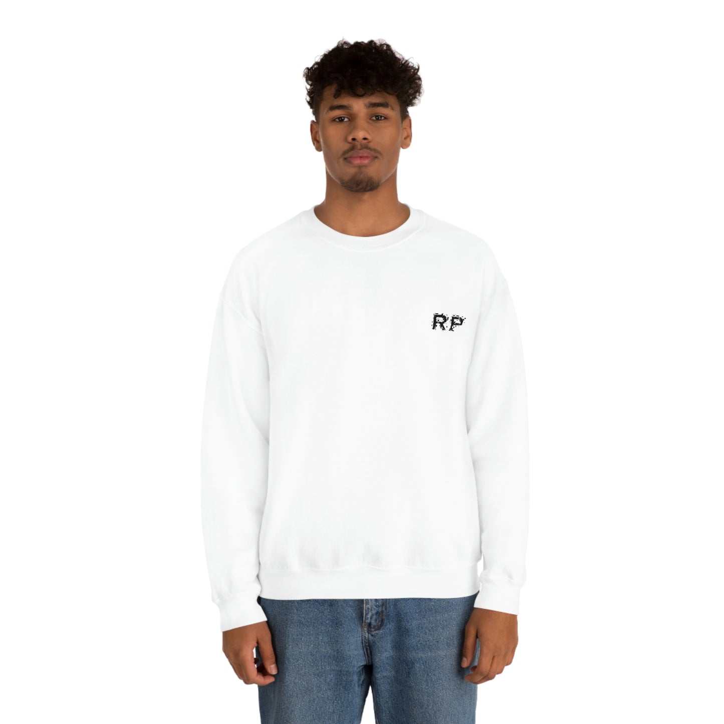 Raw Power Glitch Unisex Crewneck Sweatshirt