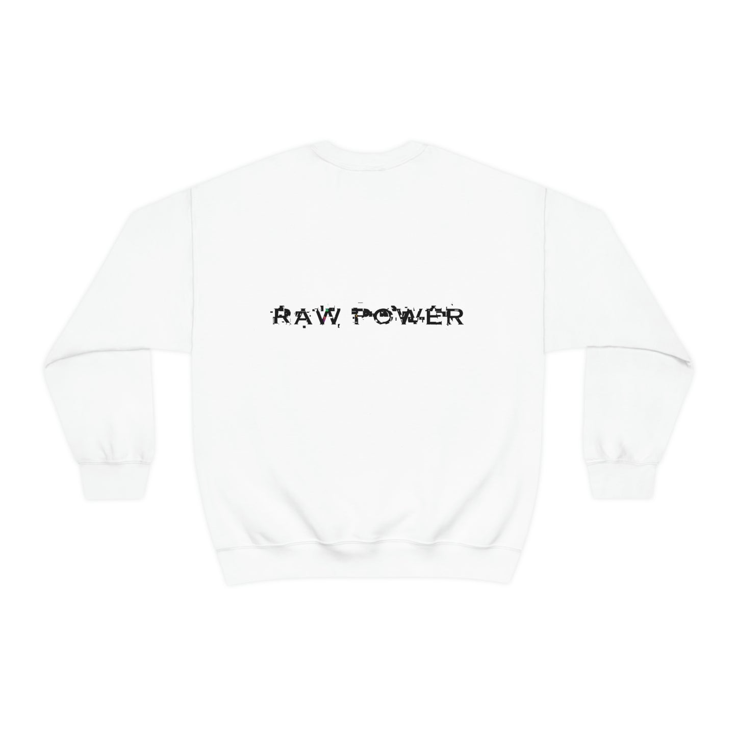 Raw Power Glitch Unisex Crewneck Sweatshirt