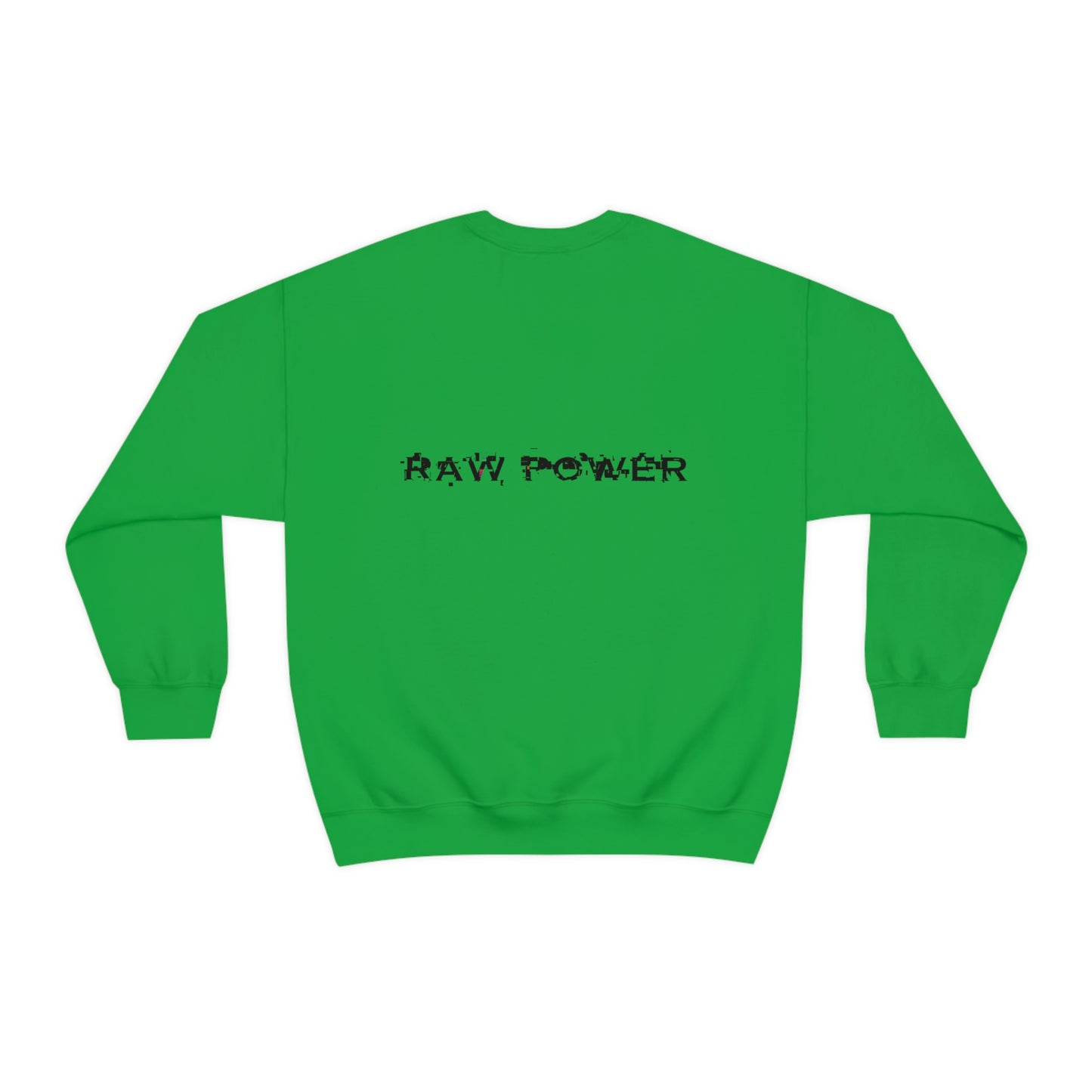 Raw Power Glitch Unisex Crewneck Sweatshirt