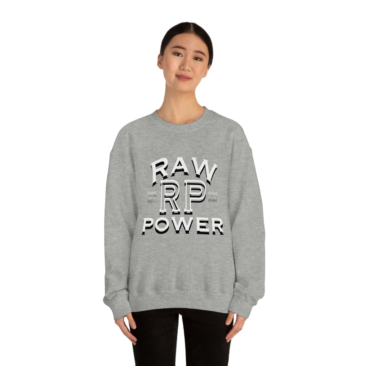 Raw Power College Unisex Crewneck Sweatshirt