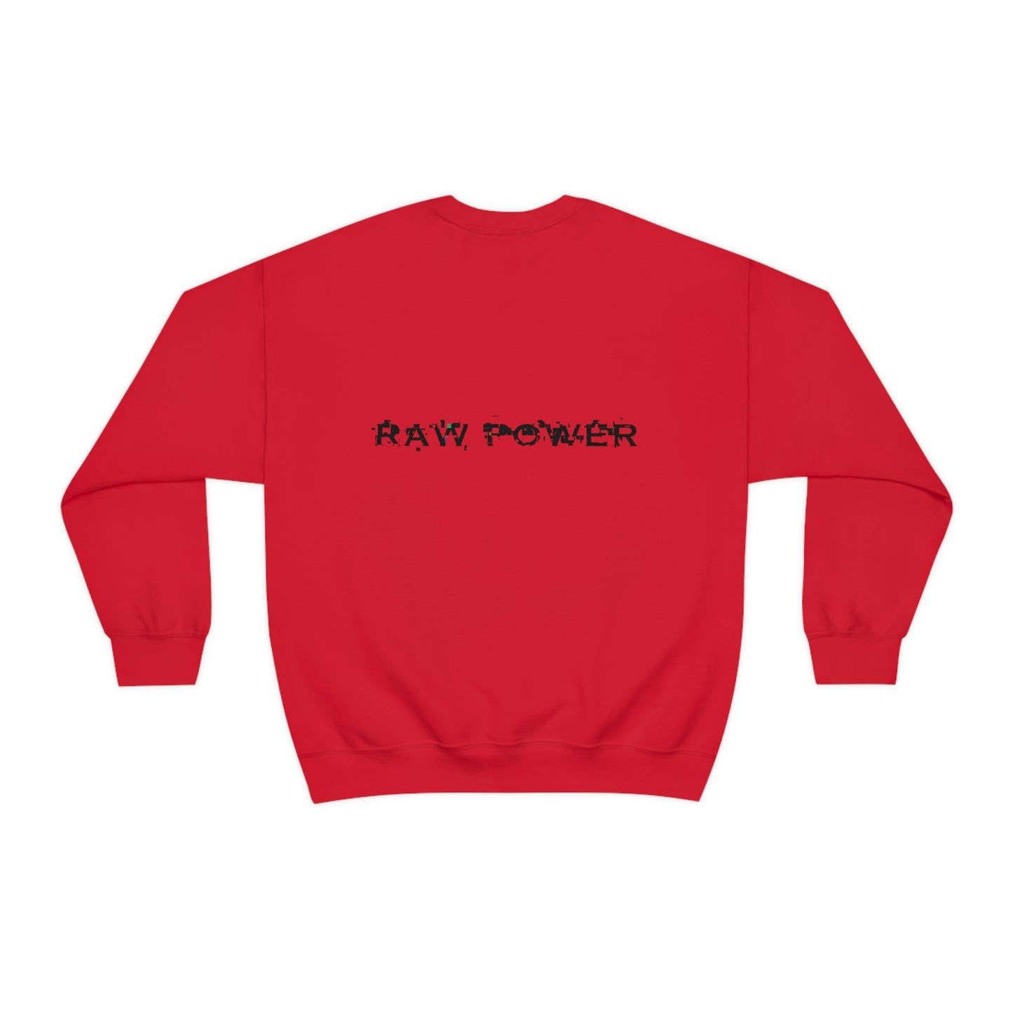 Raw Power Glitch Unisex Crewneck Sweatshirt