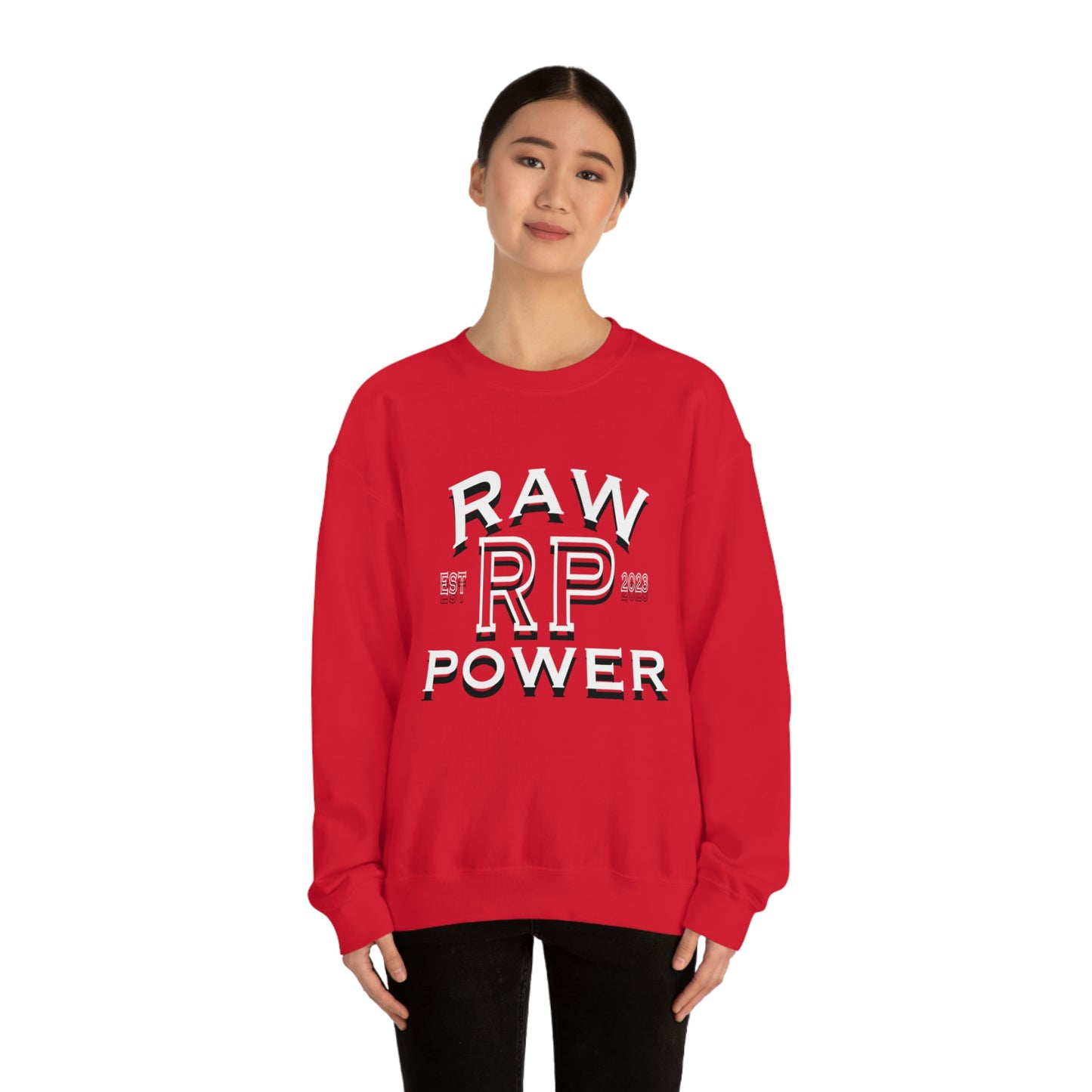 Raw Power College Unisex Crewneck Sweatshirt