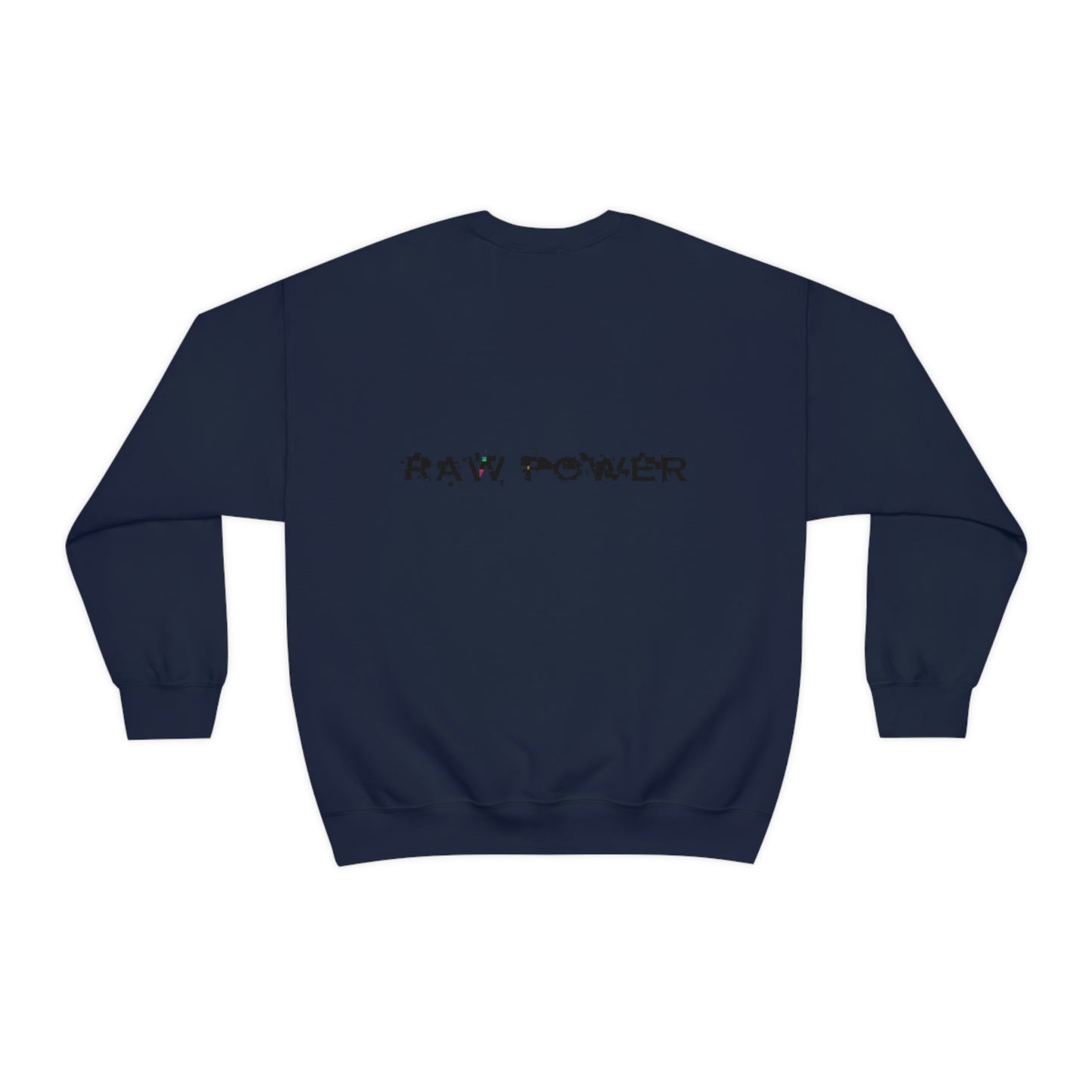 Raw Power Glitch Unisex Crewneck Sweatshirt