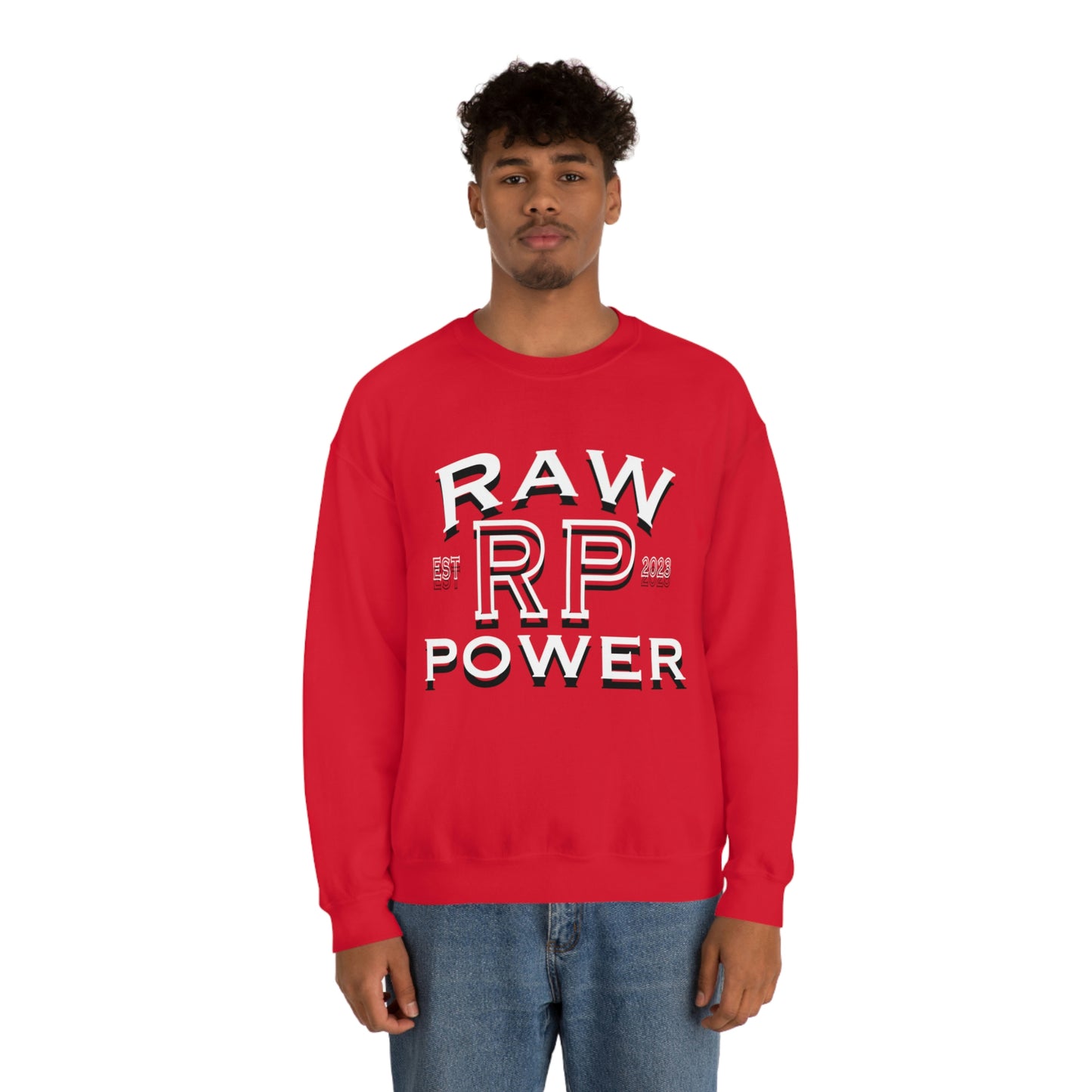 Raw Power College Unisex Crewneck Sweatshirt