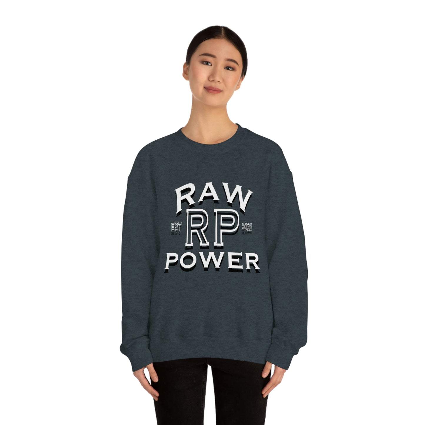 Raw Power College Unisex Crewneck Sweatshirt