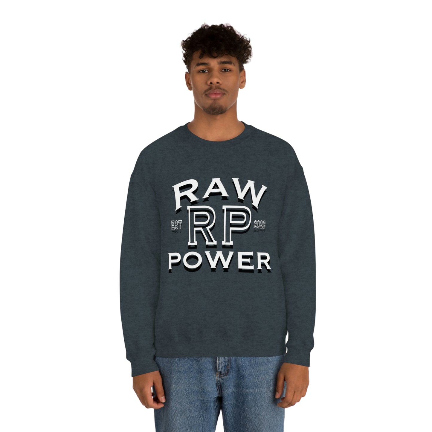 Raw Power College Unisex Crewneck Sweatshirt