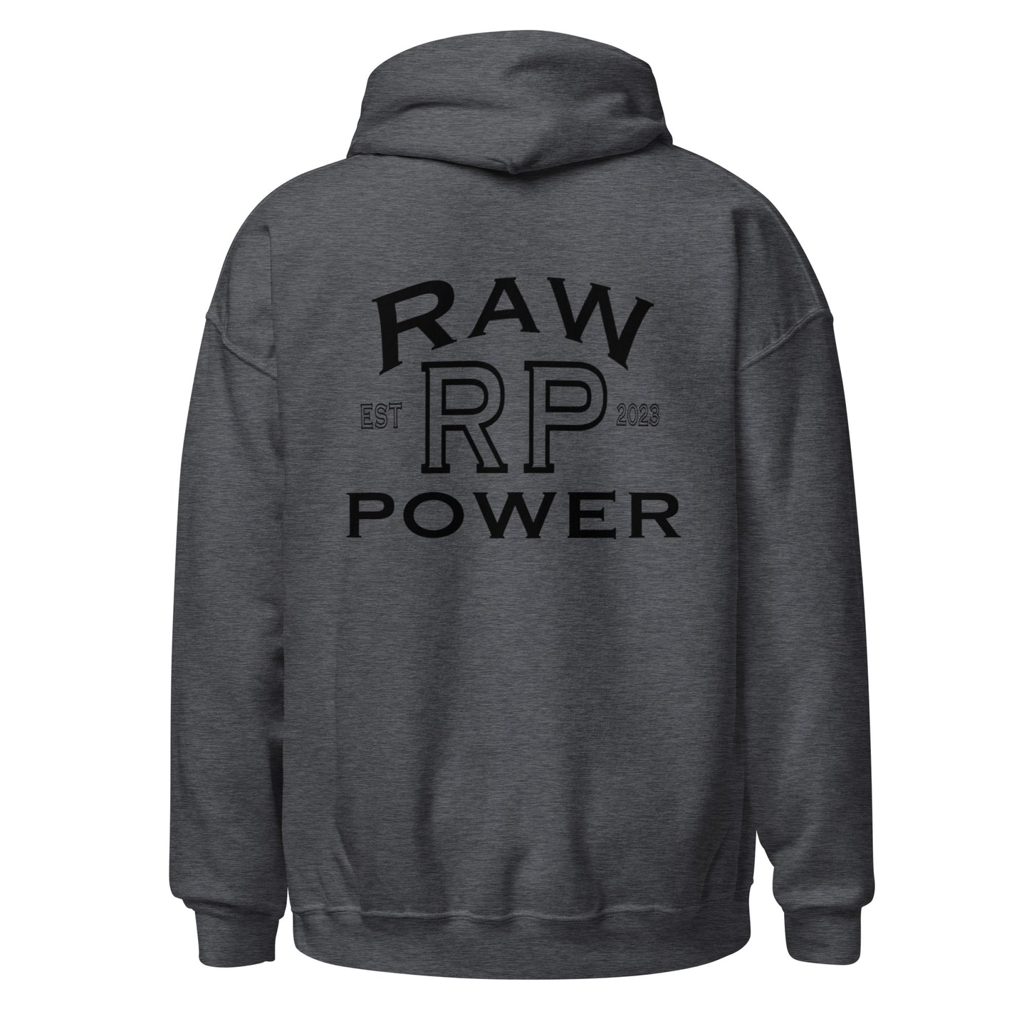 Raw Power College Embroidered Unisex Hoodie