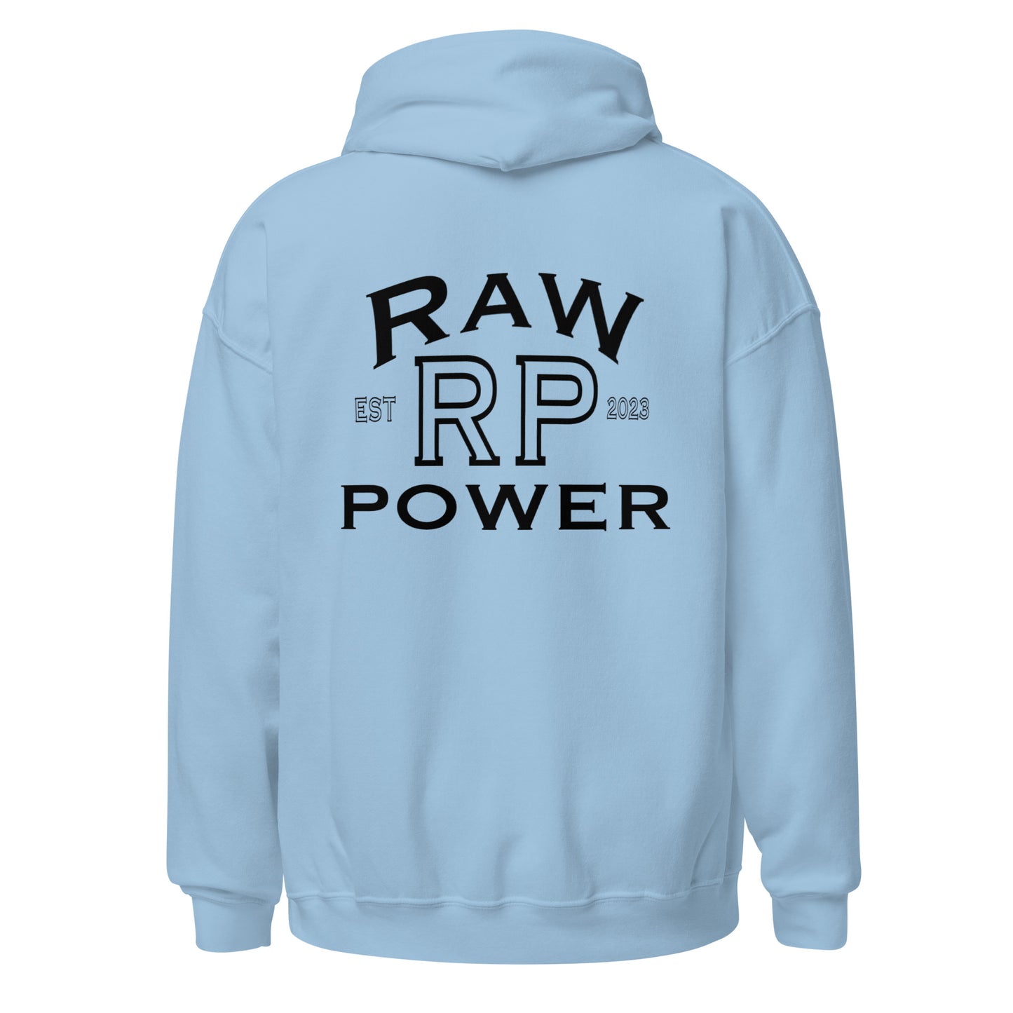 Raw Power College Embroidered Unisex Hoodie