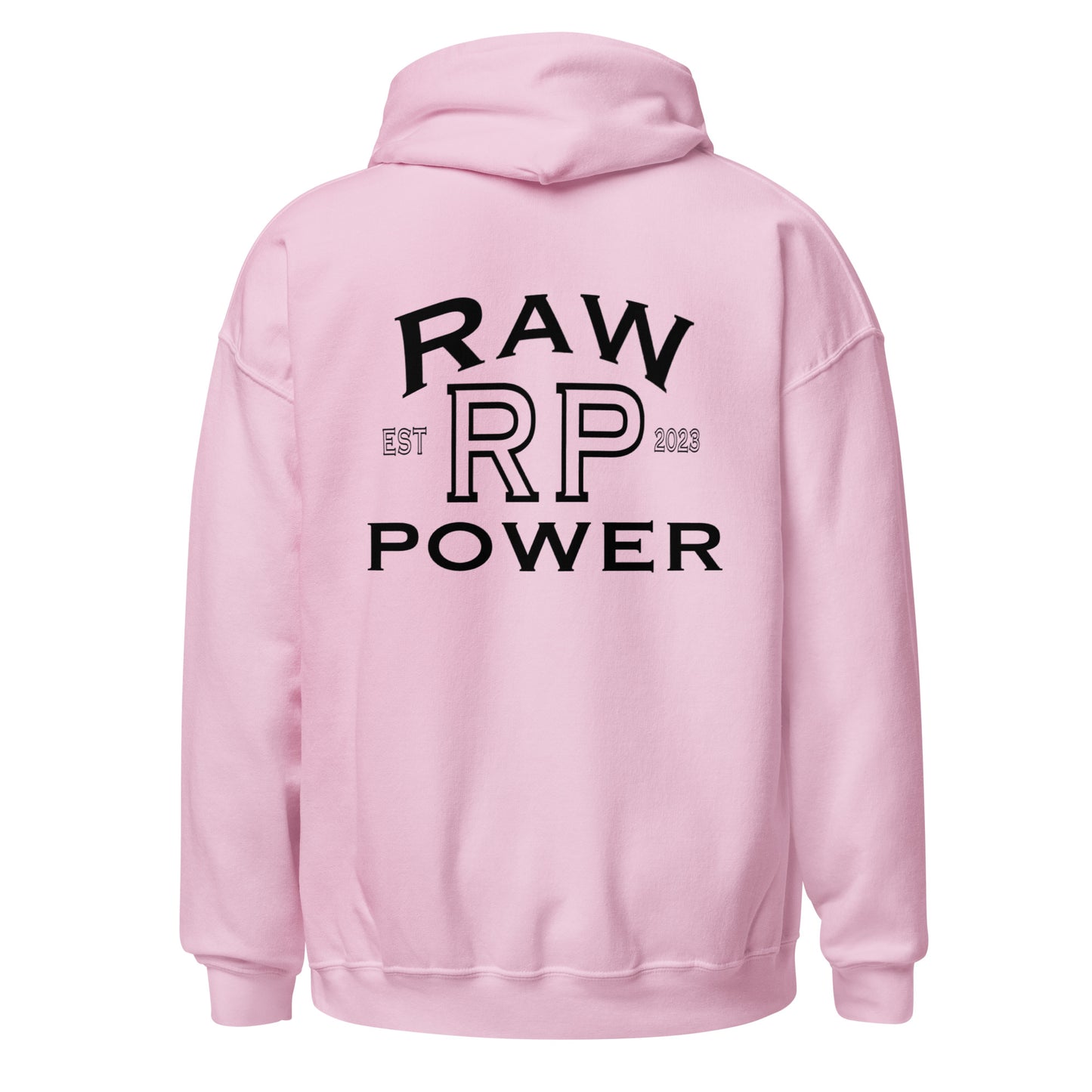 Raw Power College Embroidered Unisex Hoodie