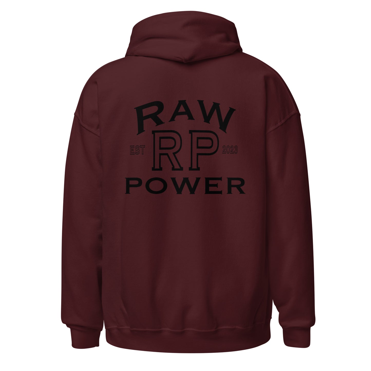 Raw Power College Embroidered Unisex Hoodie